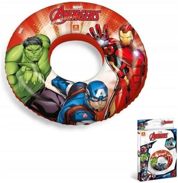 KOŁO KÓŁKO DMUCHANE DO PŁYWANIA NA BASEN AVENGERS