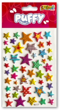 Наклейки об'ємні STARS