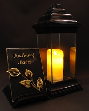 Часовенная свеча для любимой бабушки на подставке.