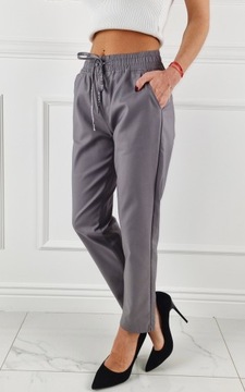 ЭЛЕГАНТНЫЕ ЖЕНСКИЕ БРЮКИ НА ЭЛАСТИКЕ 7/8 больших размеров