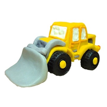 Figurka cukrowa na tort TRAKTOR spychacz koparka
