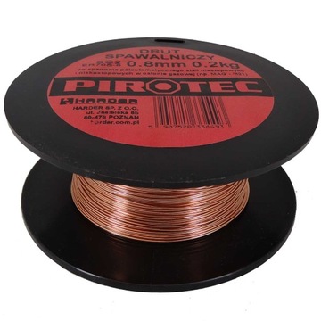 Drut spawalniczy STAL SG2 0,6mm 0,2kg MIG PIROTEC