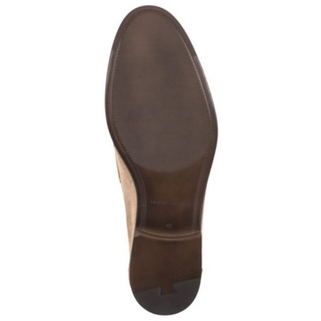 Buty Mokasyny Męskie Tommy Hilfiger Flexible Sde Loafer Beige Beżowe