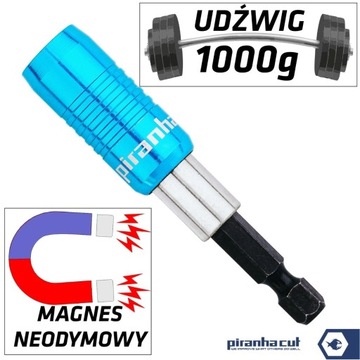 PIRANHACUT Магнитный держатель для бит 1/4 FREE - Perfect