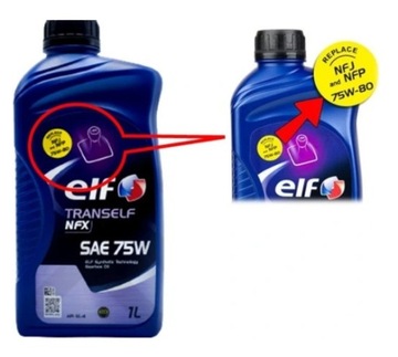 ELF TRANS NFX OIL 75W 1л API: GL-4+ RENAULT JXX, TL4 1л ELF