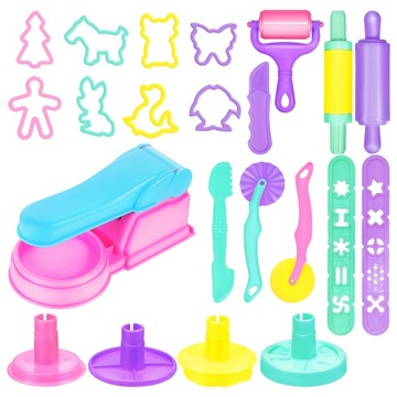 ZABAWKI DLA DZIECI PLAYDOUGH RÓŻNE PLASTIKOWE ZWIERZĘTA