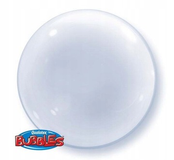 BALON Foliowy KULA Przeźroczysta BUBBLE DECO 50cm 20