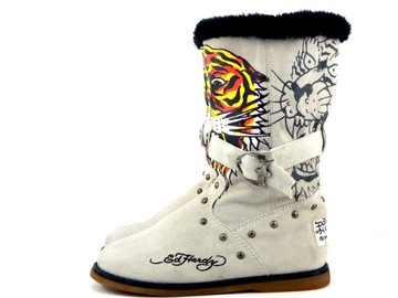 Buty ze skóry ED HARDY r 39/25 cm