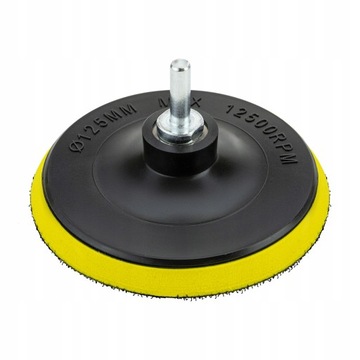 TARCZA DYSK SZLIFIERSKI NA RZEP 150mm+ ADAPTER