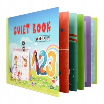Montessori Cicha książka Wczesna nauka dla