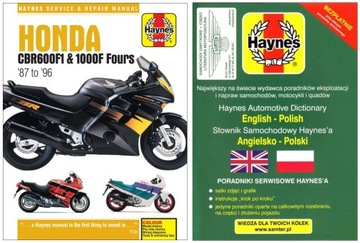 HONDA CBR600F1 CBR1000F (1987-1996) instrukcja napraw Haynes +GRATIS 24h