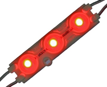 MODUŁ LED CZERWONY SOCZEWKA +ALU+ DRIVER SUPER