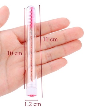 Щетка ресниц и спираль для бровей парней в защитной трубке 1 ПК