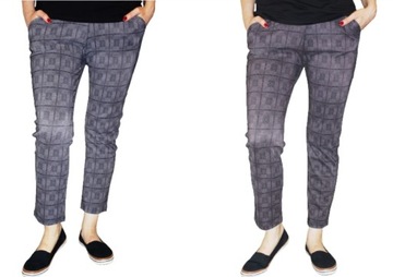 SPODNIE DAMSKIE KRATA NA CODZIEŃ DO PRACY 6XL/7XL
