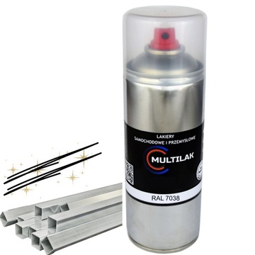 Lakier farba w sprayu do aluminium RAL 7038 Półmat