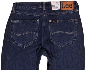 LEE spodnie HIGH jeans blue SEASONAL MOM _ W29 L33