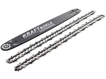 ŁAŃCUCH PROWADNICA DO PIŁY 45CM 18 CALI ZESTAW 3w1