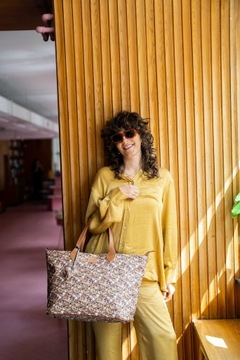 СУМКА LA MILLOU M ДЛЯ КОЛЯСКИ ДЛЯ МАМЫ В ЦВЕТОЧНОМ СТИЛЬ