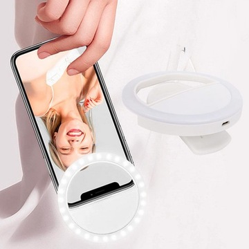 СЕЛФИ-ЛАМПА ДЛЯ ТЕЛЕФОНА, ПЛАНШЕТА, СВЕТОДИОДНОЕ КОЛЬЦО ДЛЯ ФОТОГРАФИЙ