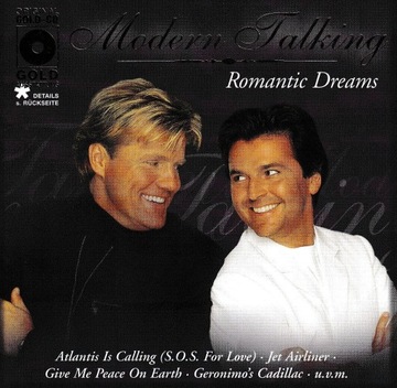 Modern Talking ROMANTIC DREAMS GOLD DISC CD LIMIT.