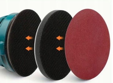 Накладка на шлифовальный диск 125мм толщина 1мм 44Н Мирка 5шт