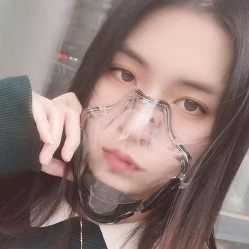 Маска для лица ПК пылезащитная крышка для лица фиолетового цвета