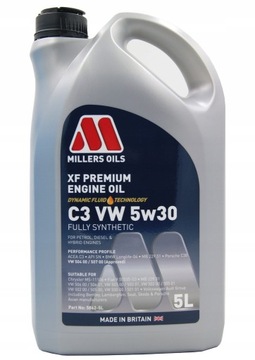 MILLERS OILS XF PREMIUM C3 VW 504/507 5W30 5L