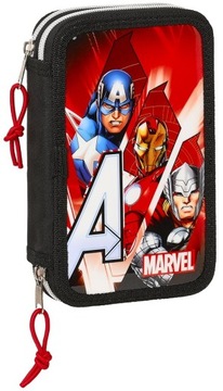 Piórnik Marvel Avengers 2 Komory Wyposażenie 28 el