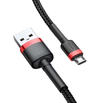 Кабель USB-A - Micro USB, Baseus Cafule 2.4A, 1M