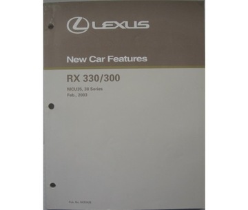 Lexus RX 330 instrukcja napraw charakterystyka Lexus RX300 dane techniczne