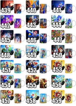 ZESTAW DLA GRACZY KUBEK + PODKŁADKA POD MYSZ ROBLOX WYBÓR GRAFIK