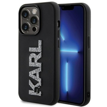 Karl Lagerfeld Etui do iPhone 15 Pro Max 3D Glitter Obudowa Plecki Case
