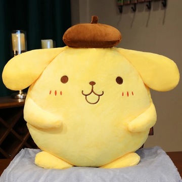 Мягкие плюшевые игрушки Sanrio Pompompurin 40-50 см, очаровательные, большого размера