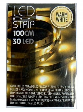 100cm Pasek LED podświetlenie przewód biały ciepły