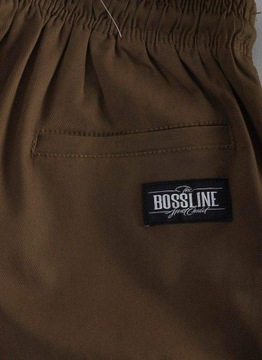 Spodnie 3XL Bossline Cargo Jogger Hebanowe polskie bojówki joggery