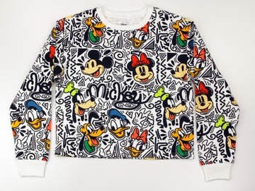 DISNEY Myszka Miki Mickey Mouse Bluza Crop Top r.M