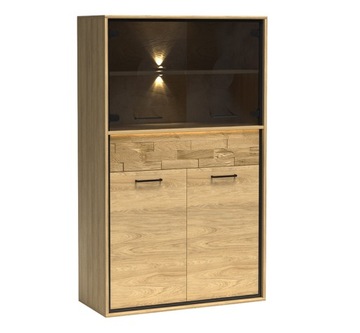 Witryna M-5D NOWOCZESNA 92 cm / KOLEKCJA MEDIOLAN
