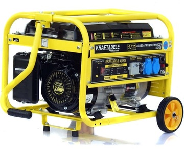 Генератор мощности 3800 Вт 1-фазный электрогенератор K&D PROFESIONAL