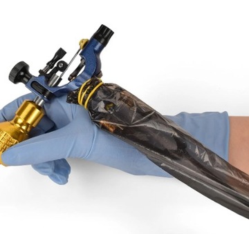 Защитная пленка для зажима и кабеля, черная, 100 шт.