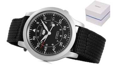 ZEGAREK MĘSKI SEIKO 5 DATOWNIK NA PREZENT AUTOMAT + PUDEŁKO
