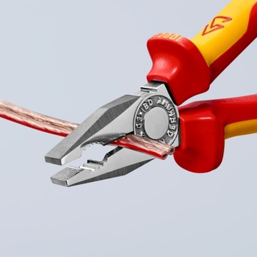KNIPEX УНИВЕРСАЛЬНЫЕ КОМБИНИРОВАННЫЕ ЩИПЦЫ ДЛЯ ИЗОЛЯЦИИ 160 ММ, ЗАКАЛЕННЫЕ 0306160