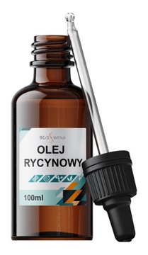 Olej rycynowy 100ml nierafinowany z pipetą