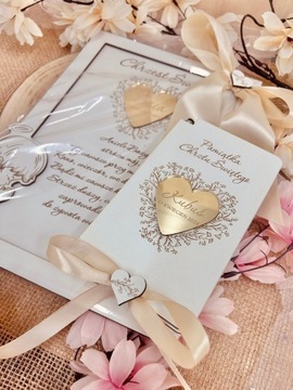 СУВЕНИР НА СВЯТОЕ КРЕЩЕНИЕ С ПЕРСОНАЛЬНОЙ КАРТИНКОЙ + КОЛЕНИЦА