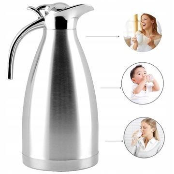 Термос КУВШИН 2л Конференция Кофе Чай СТАЛЬ