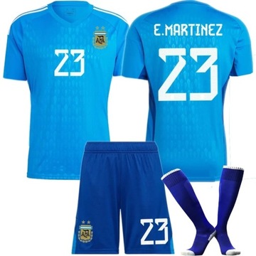 23-24 Zestaw piłkarski AFA nr 23 E.Martinez Bramkarz Niebieski