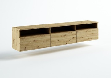 WISZĄCA RTV LUNA 160 DĄB ARTISAN POŁYSK / MAT