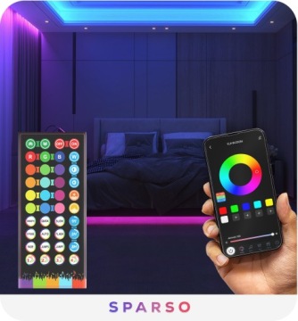 Светодиодная лента 15M RGB 5050 КОМПЛЕКТ УДАЛЕННОГО ПРИМЕНЕНИЯ СВЕТОДИОДОВ