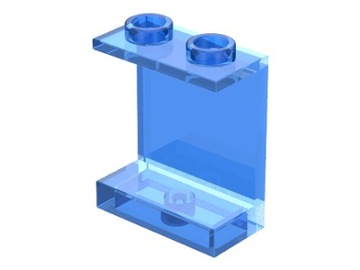 Lego 4864b Panel 1x2x2 Trans - Dark Blue 1 szt