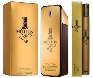 ZESTAW 1 MILLION PERFUMY MĘSKIE 100ml + 35ml 10BIT