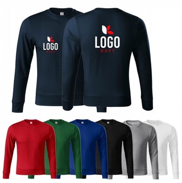 BLUZA MĘSKA Z WŁASNYM HAFTEM NADRUKIEM LOGO